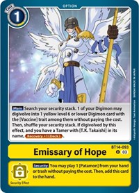 Emissary of Hope (BT14-093 U) [Blast Ace]