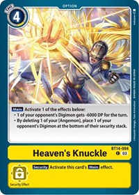 Heaven's Knuckle (BT14-094 C) [Blast Ace]