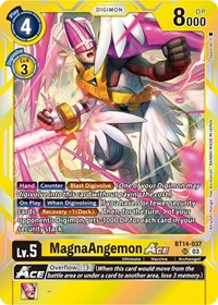 MagnaAngemon ACE (BT14-037 SR) [Blast Ace]