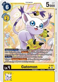 Gatomon - P-031 (Blast Ace Pre-Release) (P-031 P) [Digimon Promotion Cards]