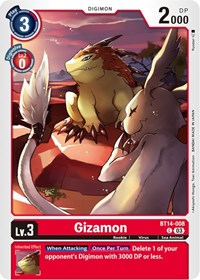 Gizamon (BT14-008 C) [Blast Ace]