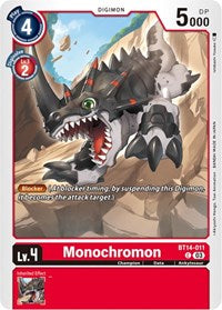 Monochromon (BT14-011 C) [Blast Ace]