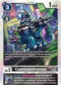 Commandramon (BT14-056 SR) [Blast Ace]