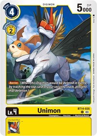 Unimon (BT14-035 C) [Blast Ace]