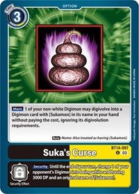 Suka's Curse (BT14-097 U) [Blast Ace]