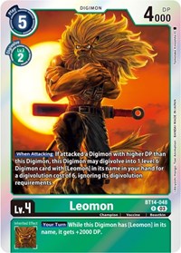 Leomon (BT14-048 R) [Blast Ace]