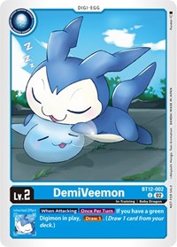DemiVeemon (NYCC 2023 Demo Deck) (BT12-002 U) [Digimon Demo Deck Exclusive Cards]