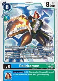 Paildramon (NYCC 2023 Demo Deck) (BT12-028 R) [Digimon Demo Deck Exclusive Cards]