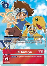 Tai Kamiya (Alternate Art) (BT14-082 R) [Blast Ace]