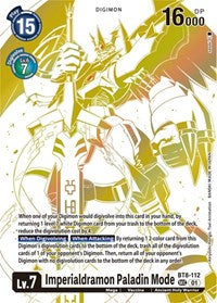 Imperialdramon Paladin Mode (Blast Ace Special Edition) (BT8-112 SEC) [New Awakening]
