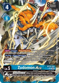 Zudomon ACE (Alternate Art) (BT14-026 SR) [Blast Ace]