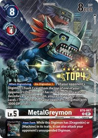 MetalGreymon (Digimon 3-On-3 Top 4) (BT8-067 R) [New Awakening]