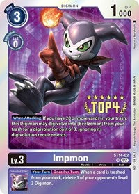 Impmon (Digimon 3-On-3 Top 4) (ST14-02 SR) [Starter Deck 14: Beelzemon Advanced Deck Set]