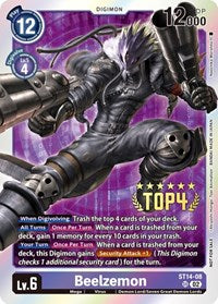 Beelzemon (Digimon 3-On-3 Top 4) (ST14-08 SR) [Starter Deck 14: Beelzemon Advanced Deck Set]
