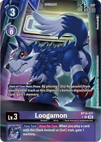 Loogamon (Alternate Art) (BT14-071 SR) [Blast Ace]