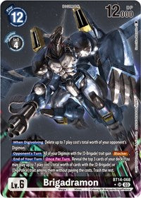 Brigadramon (Alternate Art) (BT14-068 SR) [Blast Ace]