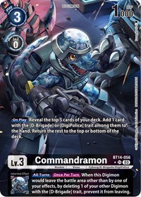 Commandramon (Alternate Art) (BT14-056 SR) [Blast Ace]
