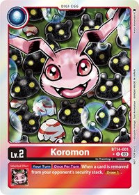 Koromon (Blast Ace Box Promotion Pack) (BT14-001 U) [Blast Ace]
