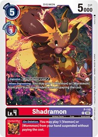 Shadramon - P-110 (3rd Anniversary Survey Pack) (P-110 P) [Digimon Promotion Cards]