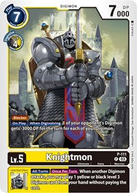 Knightmon - P-111 (3rd Anniversary Survey Pack) (P-111 P) [Digimon Promotion Cards]