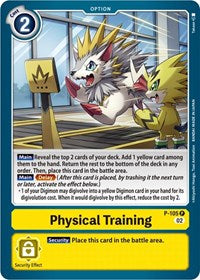 Physical Training (Blast Ace Box Topper) (P-105 P) [Digimon Promotion Cards]