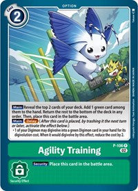 Agility Training (Blast Ace Box Topper) (P-106 P) [Digimon Promotion Cards]