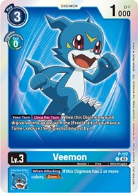 Veemon - P-117 (Tamer Party Pack -The Beginning- Ver. 2.0) (P-117 P) [Digimon Promotion Cards]