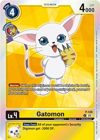 Gatomon - P-120 (Tamer Party Pack -The Beginning- Ver. 2.0) (P-120 P) [Digimon Promotion Cards]