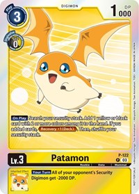 Patamon - P-122 (Tamer Party Pack -The Beginning- Ver. 2.0) (P-122 P) [Digimon Promotion Cards]