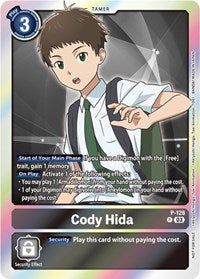Cody Hida - P-128 (Tamer Party Pack -The Beginning- Ver. 2.0) (P-128 P) [Digimon Promotion Cards]