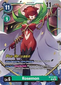 Rosemon (BT14-053 R) [Blast Ace Pre-Release Cards]