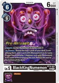 BlackKingNumemon (BT14-063 U) [Blast Ace Pre-Release Cards]