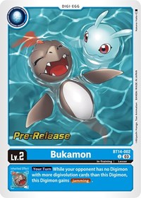 Bukamon (BT14-002 U) [Blast Ace Pre-Release Cards]
