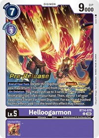 Helloogarmon (BT14-078 U) [Blast Ace Pre-Release Cards]