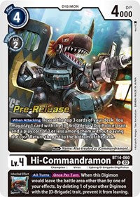 Hi-Commandramon (BT14-060 U) [Blast Ace Pre-Release Cards]