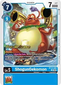 ShogunGekomon (BT14-028 U) [Blast Ace Pre-Release Cards]