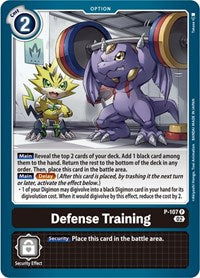 Defense Training (Blast Ace Box Topper) (P-107 P) [Digimon Promotion Cards]