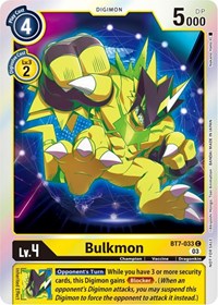 Bulkmon (Official Tournament Pack Vol.11) (BT7-033 C) [Next Adventure]