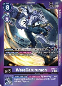 WereGarurumon (Gift Box 2023) (ST16-11 R) [Starter Deck 16: Wolf of Friendship]