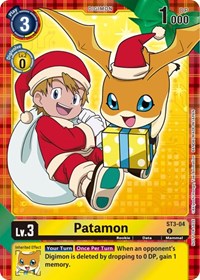 Patamon (Winter Holiday 2023) (ST3-04 U) [Starter Deck 03: Heaven's Yellow]