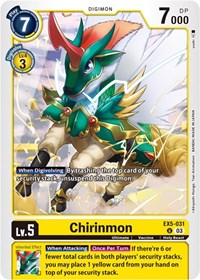 Chirinmon (EX5-031 U) [Animal Colosseum]