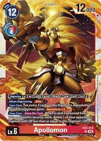 Apollomon (EX5-014 SR) [Animal Colosseum]