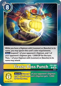 Flashy Boss Punch (EX5-068 R) [Animal Colosseum]