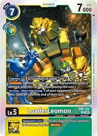 LoaderLeomon (EX5-032 R) [Animal Colosseum]