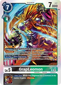 GrapLeomon (EX5-049 R) [Animal Colosseum]