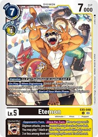 Etemon (EX5-048 U) [Animal Colosseum]