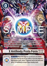 X Antibody Proto Form (Alternate Art) (EX5-070 SR) [Animal Colosseum]