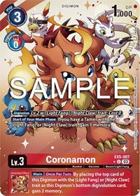 Coronamon (Alternate Art) (EX5-007 U) [Animal Colosseum]