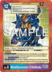 MetalGarurumon (X Antibody) (2 Star Alternate Art) (EX5-026 SR) [Animal Colosseum]