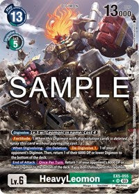 HeavyLeomon (Alternate Art) (EX5-055 SR) [Animal Colosseum]